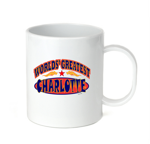 Coffee Cup Mug Travel 11 15 oz Your Name World's Greatest Best Charlotte