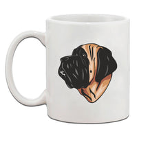 Load image into Gallery viewer, English Mastiff Head Ceramic Coffee Tea Mug Cup 11 Oz