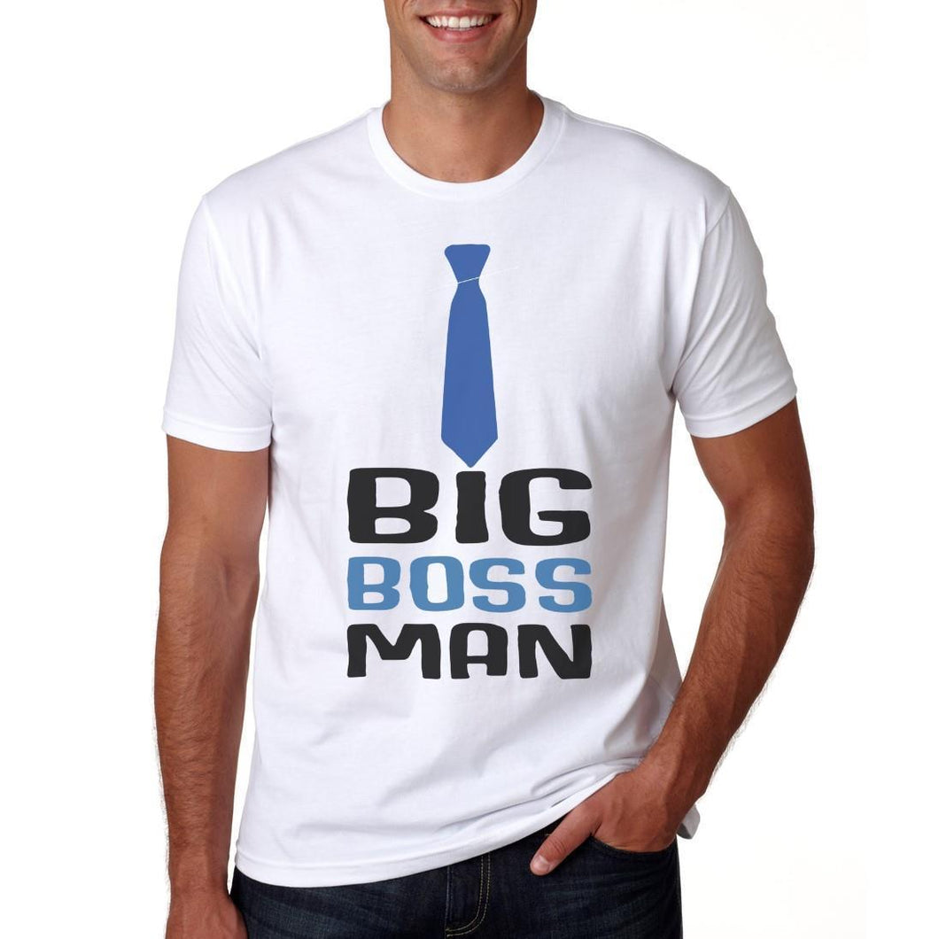 Big Boss Man - Mens T-Shirt - Birthday Gift - Funny Manager Office Present