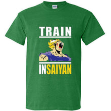 Load image into Gallery viewer, Train Insaiyan Gym T-Shirt Training to Beat Goku or Krillin DBZ Dragon Ball Z T