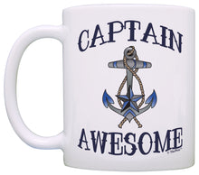 Load image into Gallery viewer, Sailing Nautical Captain Awesome Boating Anchor Coffee Mug Tea Cup