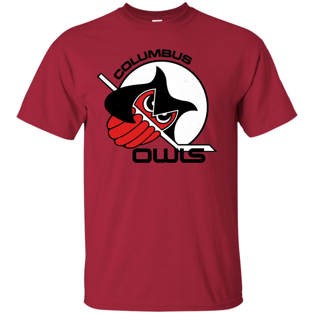 Columbus Owls, IHL, Retro, Hockey, Jersey Logo, Throwback, Ohio, 1970's, T-Shirt