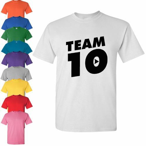 Team T 10 Shirt Jake Paul White Tie Dye New Way 742 S Ten Team10 Legends Hidden