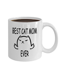 Load image into Gallery viewer, Best Cat Mom Ever Mug - Crazy Cat Lady Gift Cup for Girlfriend, Granny, Sister