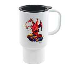 Load image into Gallery viewer, Coffee Cup Mug Travel 11 15oz Fantasy Dragon Fairy Goth Rebel Mythical Creature