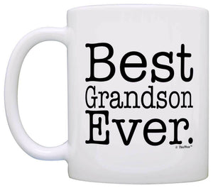 Gift for Grandson Best Grandson Ever Fun Birthday Gift Coffee Mug Tea Cup