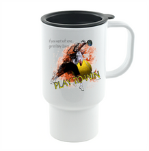 Load image into Gallery viewer, Coffee Cup Mug Travel 11 15 oz Tennis Play To Win Want Soft Serve Go To DQ