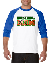 Load image into Gallery viewer, Raglan T-shirt 3/4 Sleeve Sports Basketball Mom Mother