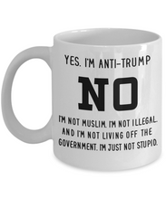 Load image into Gallery viewer, Anti Trump Mug Funny Protest Donald Trump Coffee Mug Cup Gift I Hate Trump Mug