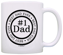 Load image into Gallery viewer, Father&#39;s Day Gift Best Dad Ever Number 1 Dad Birthday Coffee Mug Tea Cup