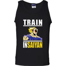 Load image into Gallery viewer, Train Insaiyan Gym T-Shirt Training to Beat Goku or Krillin DBZ Dragon Ball Z T