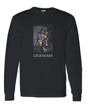 Load image into Gallery viewer, KOBE LEGENDARY CUSTOM MEN&#39;S LONG SLEEVE T-SHIRT TEE LEGEND MAMBA NEW - BLACK