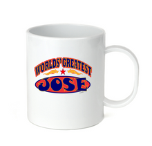 Load image into Gallery viewer, Coffee Cup Mug Travel 11 15 oz World's Greatest Best Jose