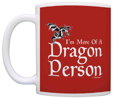 Load image into Gallery viewer, Gamer Gifts I&#39;m More of a Dragon Person Nerd Gaming Dragon Coffee Mug Tea Cup