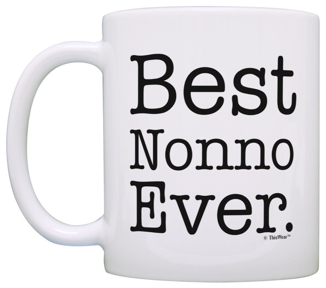 Nonna Gifts for Grandma Best Nonna Ever Italian Grandma Mug Coffee Mug Tea Cup