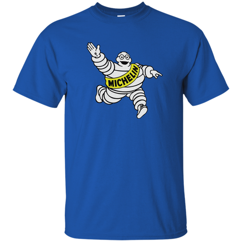 Michelin, T-shirt, Automotive, Tires, Michelin Man, Racing, Bibendum