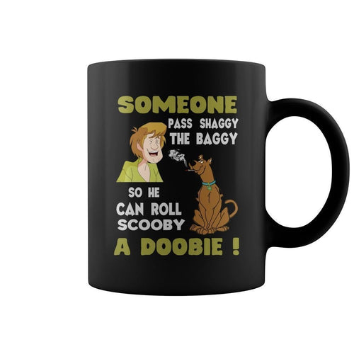 Scooby Doo Shaggy Rogers Funny Weed Coffee Mug Tee Cup Gift For Fan