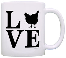 Load image into Gallery viewer, Barnyard Farm Animal Love Chickens Hens Barn Yard Coffee Mug Tea Cup