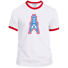 Load image into Gallery viewer, Houston Oilers - PC54R Port &amp; Co. Ringer Tee