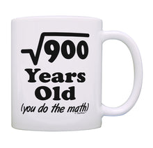 Load image into Gallery viewer, Funny Birthday Gifts 30 Years Old You Do the Math Coffee Cup Coffee Mug Tea Cup