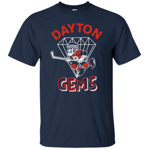 Datyon, Gems, Retro, Hockey, 1970'S, IHL, Jersey Logo, Throwback, T-Shirt