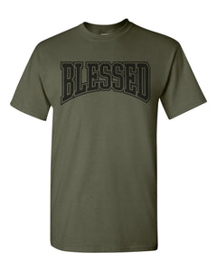 BLESSED MEN'S T-SHIRT SNEAKER TEE JORDAN 13 XIII RETRO OLIVE - MILITARY GREEN