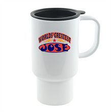 Load image into Gallery viewer, Coffee Cup Mug Travel 11 15 oz World's Greatest Best Jose