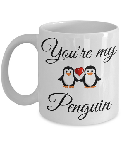 Penguin Gifts Coffee Mug Cup Boyfriend, Girlfriend, Wife, Valentine Anniversary