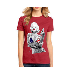 Load image into Gallery viewer, New Fashion womens T shirt Marilyn Monroe Bikini USA Casual T Tank top