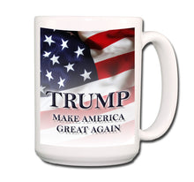 Load image into Gallery viewer, DONALD TRUMP Inauguration &amp; Make America Great Again Twin Pack COFFEE MUGS 15oz