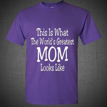 Load image into Gallery viewer, New Fashion Mother&#39;s day Gift world&#39;s greatest mom T Shirt Casual Tank Top