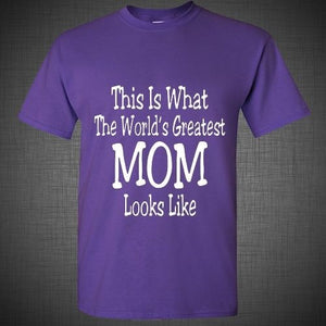 New Fashion Mother's day Gift world's greatest mom T Shirt Casual Tank Top