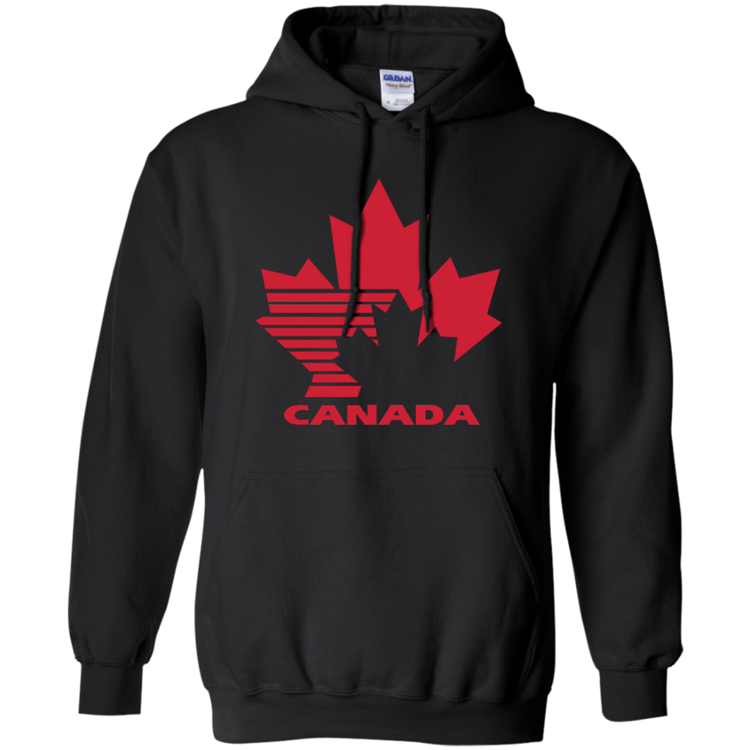 Team Canada, Retro, 80's, Hockey, Logo, Jersey, G185 Gildan Pullover Hoodie 8 oz