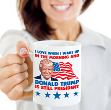 Load image into Gallery viewer, President Donald Trump Coffee Mug Funny Cup 11 oz US Make America Great Again