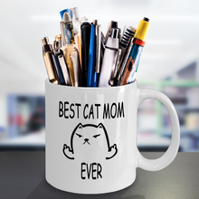 Load image into Gallery viewer, Best Cat Mom Ever Mug - Crazy Cat Lady Gift Cup for Girlfriend, Granny, Sister