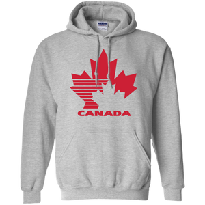 Team Canada, Retro, 80's, Hockey, Logo, Jersey, G185 Gildan Pullover Hoodie 8 oz