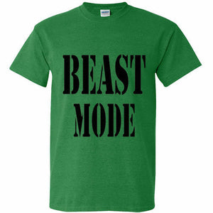 Marshawn Lynch BEAST MODE Kids youth t shirt body building Gym funny tee