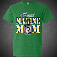 Load image into Gallery viewer, PROUD MARINE MOM US ARMY military navy cool present for mom t shirt tank top