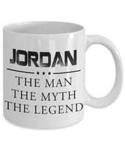 Load image into Gallery viewer, The Man Myth Legend Mug Personalised Named Coffee Cup 11 oz Gift For Dad Mens