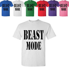 Load image into Gallery viewer, Marshawn Lynch BEAST MODE Kids youth t shirt body building Gym funny tee