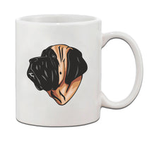 Load image into Gallery viewer, English Mastiff Head Ceramic Coffee Tea Mug Cup 11 Oz