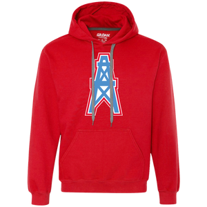 Houston Oilers Football - G925 Gildan Heavyweight Hoodie