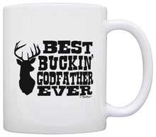 Load image into Gallery viewer, Godfather Gifts Best Buckin&#39; Godfather Ever Country Hunter Coffee Mug Tea Cup