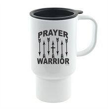 Load image into Gallery viewer, Coffee Cup Mug Travel 11 15 oz Prayer Warrior Christian Arrows Pray