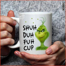 Load image into Gallery viewer, The Grinch Shuh Duh Fuh Cup Christmas Gift Black Ceramic 11 oz. Coffee Tea Mug