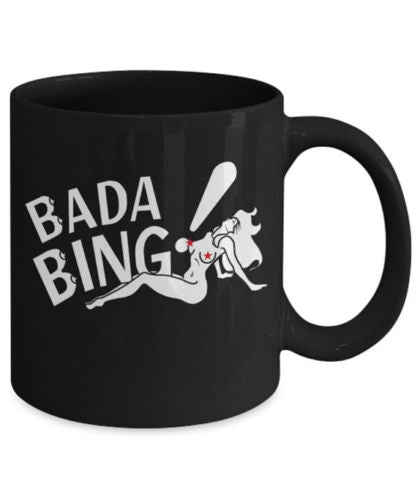 Bada Bing Sopranos Cup (Black) - Coffee Mug