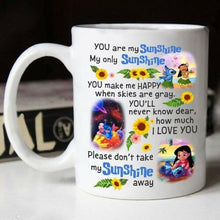 Load image into Gallery viewer, Lilo &amp; Stitch You Are My Sunshine Mug White Ceramic 11oz Tea Coffee Cup