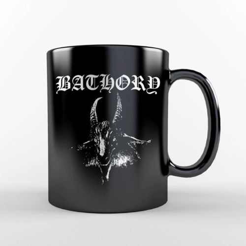 Bathory Goat Black Coffee Mug Cup Viking Metal Band