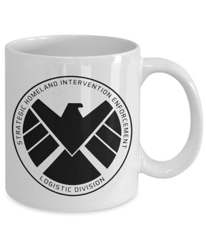 Marvel Agents Of Shield Logo Mug (White) - Coffee Mug